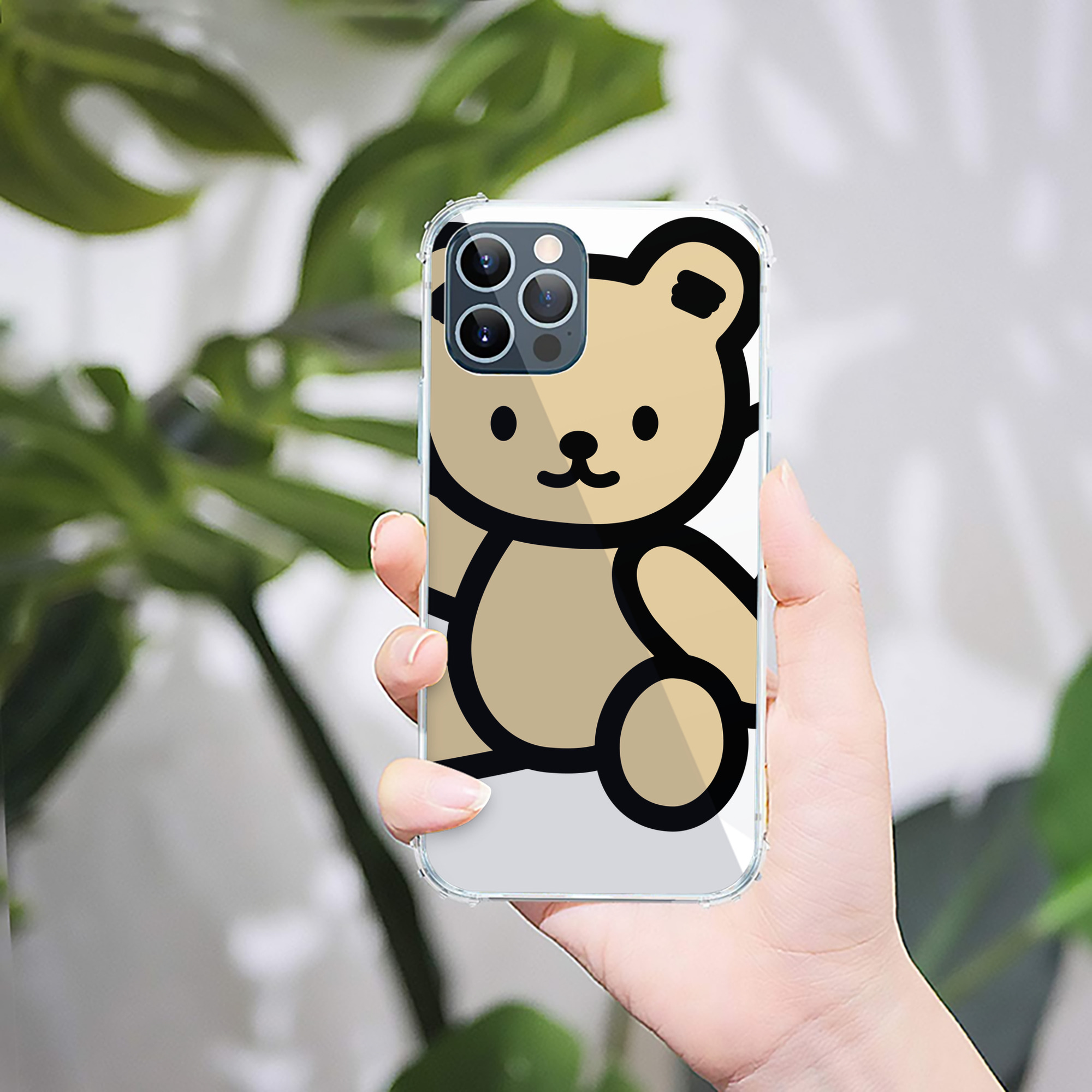 （画像用） Hello Kitty ハローキティ 【iPhone 12シリーズ対応】透明スマホケース（クリアソフトケース）